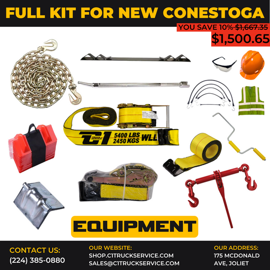 Complete Set Of Load Securement Equipment (Conestoga)